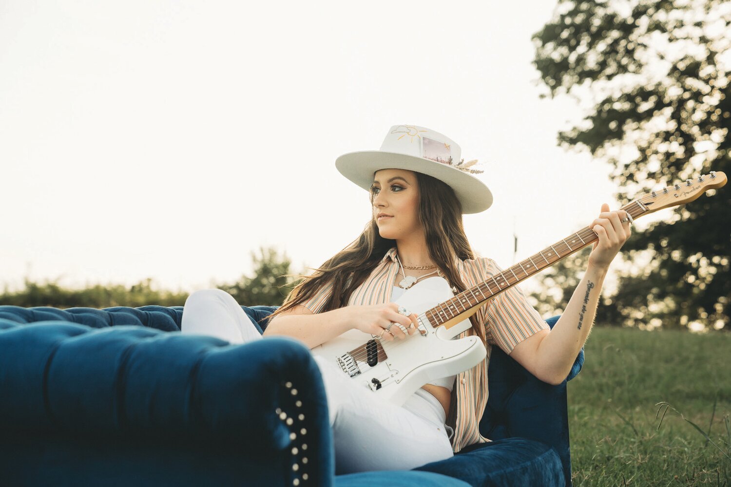 Country musician Maggie Baugh, originally from Boca Raton and now living in Nashville, will perform the national anthem at 11:45 a.m. and three sets during the event.
